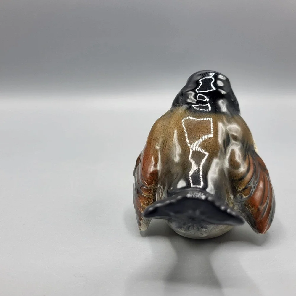 Vintage Goebel Sparrow Bird Figurine Porcelain Collectible West Germany